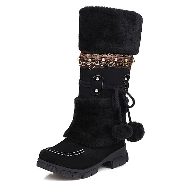 2021 new fake hair studs pearl snow suede matte wool decorative woven woolen boots mid-calf purple lace heels warm plane k1tp, Black
2021 new fake hair studs pearl snow suede matte wool decorative woven woolen boots mid-calf purple lace heels warm plane k1tp, Black