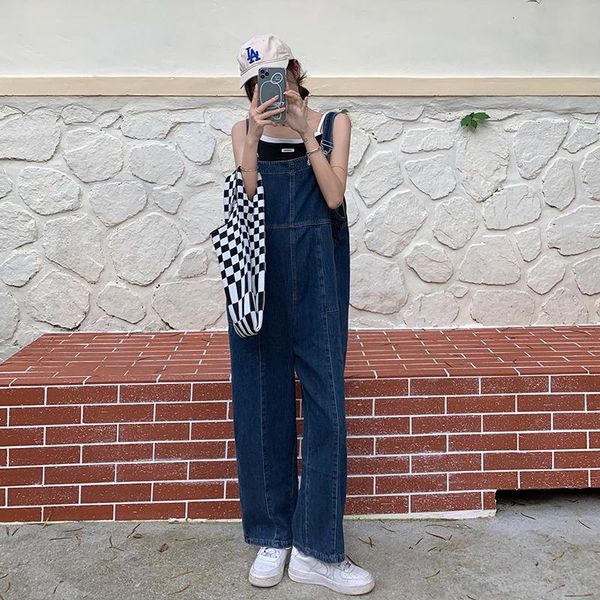 women's jeans denim jumpsuit women basic overalls loose straight casual high street office elegant long style blue
women's jeans denim jumpsuit women basic overalls loose straight casual high street office elegant long style blue