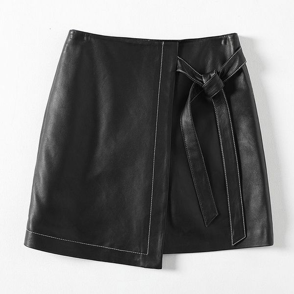 spring tie-up mini female royal leather genuine short jagged sheep skin buttock y289 88so, Black
spring tie-up mini female royal leather genuine short jagged sheep skin buttock y289 88so, Black