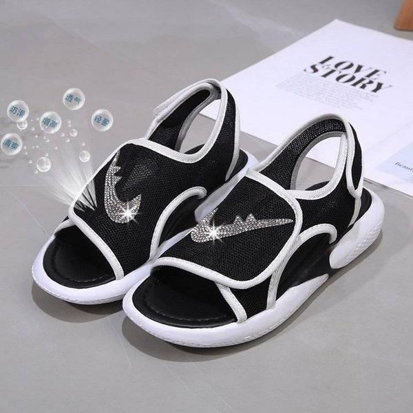 sandals 2021 fashion children sports summer beach girls shoes breathable cute kids sneakers, Black;red
sandals 2021 fashion children sports summer beach girls shoes breathable cute kids sneakers, Black;red
