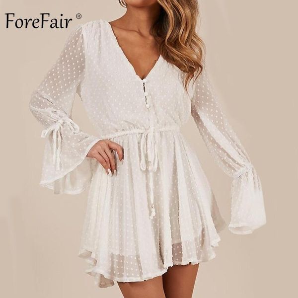 women's jumpsuits & rompers forefair chiffon playsuit women elegant summer long sleeve tunic elastic waist v neck ruffle pink white jum, Black;white
women's jumpsuits & rompers forefair chiffon playsuit women elegant summer long sleeve tunic elastic waist v neck ruffle pink white jum, Black;white