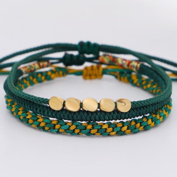 link, chain fashion hand knitted bracelet 3 piece set green rope adjustable gold color alloy decorative 2021 jewelry gift, Black
link, chain fashion hand knitted bracelet 3 piece set green rope adjustable gold color alloy decorative 2021 jewelry gift, Black