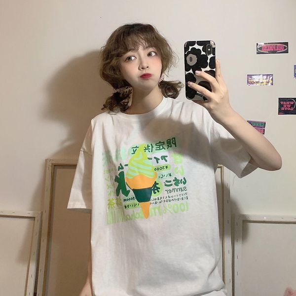 2021 new harajuku kawaii graphic t women's ice cream will oversize short sleeve korean school t-shirt clothes z6yd, White
2021 new harajuku kawaii graphic t women's ice cream will oversize short sleeve korean school t-shirt clothes z6yd, White