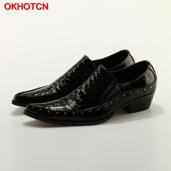 dress shoes okcn genuine leather mens italian elegant party wedding slip on men bussiness flats high quality, Black
dress shoes okcn genuine leather mens italian elegant party wedding slip on men bussiness flats high quality, Black