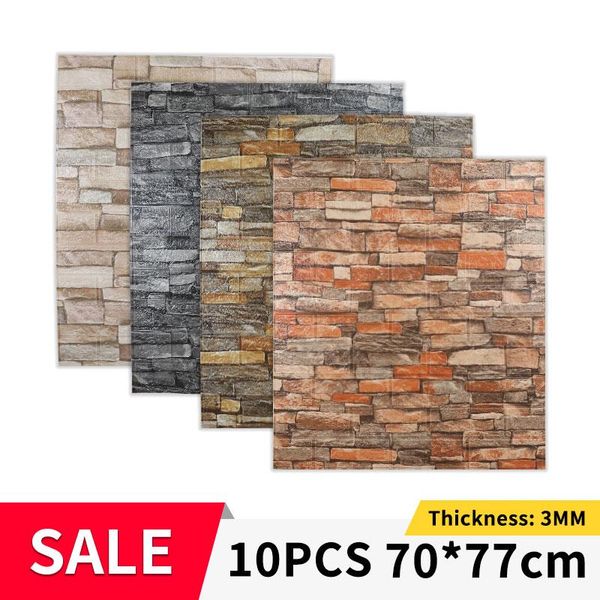 wallpapers 10pcs 3d wall sticker brick pattern wallpaper living room bedroom tv retro 77x70cm waterproof self-adhesive
wallpapers 10pcs 3d wall sticker brick pattern wallpaper living room bedroom tv retro 77x70cm waterproof self-adhesive