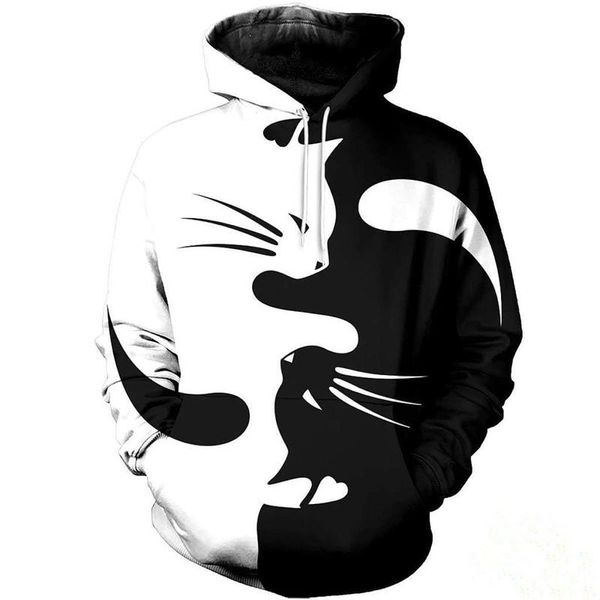 men's hoodies & sweatshirts the most fashionable 3d full print white and black cat hoodie casual sweatshirt
men's hoodies & sweatshirts the most fashionable 3d full print white and black cat hoodie casual sweatshirt
