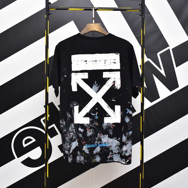 fireworks summer ow new off graffiti star painting arr short sleeve t-shirt for men and women, White;black
fireworks summer ow new off graffiti star painting arr short sleeve t-shirt for men and women, White;black