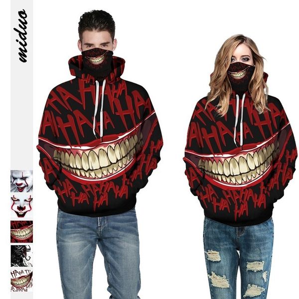 2021 new halloween ugly 3d digital printing lovers casual jacket loose plus-sized autumn and winter fashion brand pullover bied, Black
2021 new halloween ugly 3d digital printing lovers casual jacket loose plus-sized autumn and winter fashion brand pullover bied, Black