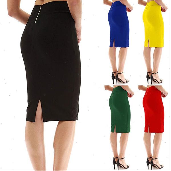 gold zip high waist elastic pencil midi skirt female bodycon skirts womens summer 2021 knee length split ladies office red green, Black
gold zip high waist elastic pencil midi skirt female bodycon skirts womens summer 2021 knee length split ladies office red green, Black