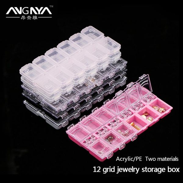 nail art kits angnya 12 grids transparent empty storage box rhinestonse crystal beads jewelry decoration accessories container case
nail art kits angnya 12 grids transparent empty storage box rhinestonse crystal beads jewelry decoration accessories container case