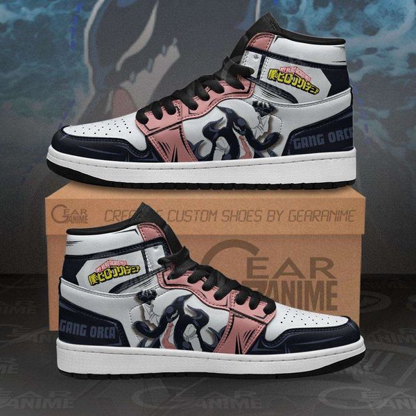 customization gang orca sneakers my hero academia anime shoes