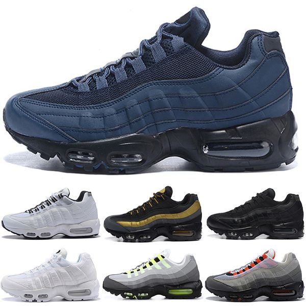 popular running shoes 95 men women black green white gold blue corduroy grape patch og neon pink suede rose ultramarine what the trainers sn
