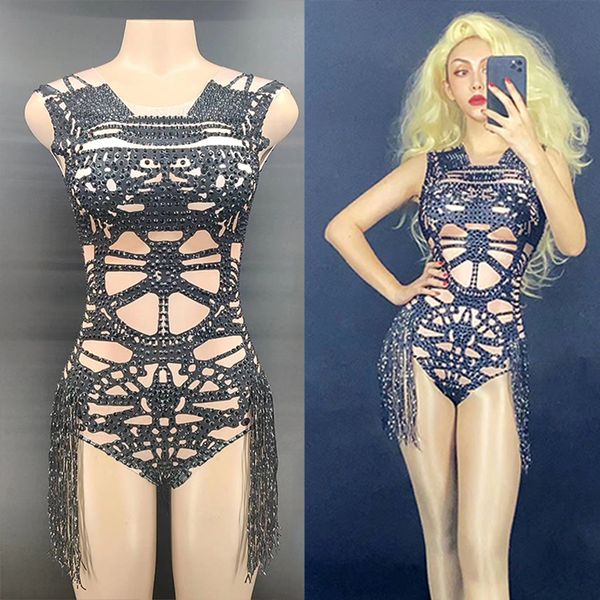 rhinestone bodysuit for female singer costume fringes high-leg jumpsuit pole dance clothing nightclub rave clothes vdb2287, Black;red
rhinestone bodysuit for female singer costume fringes high-leg jumpsuit pole dance clothing nightclub rave clothes vdb2287, Black;red