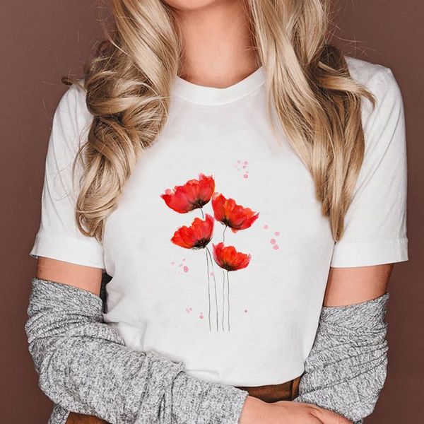 women's t-shirt women watercolor 90s style holiday flower clothing fashion graphic female clothes cartoon lady tees tshirt print, White
women's t-shirt women watercolor 90s style holiday flower clothing fashion graphic female clothes cartoon lady tees tshirt print, White