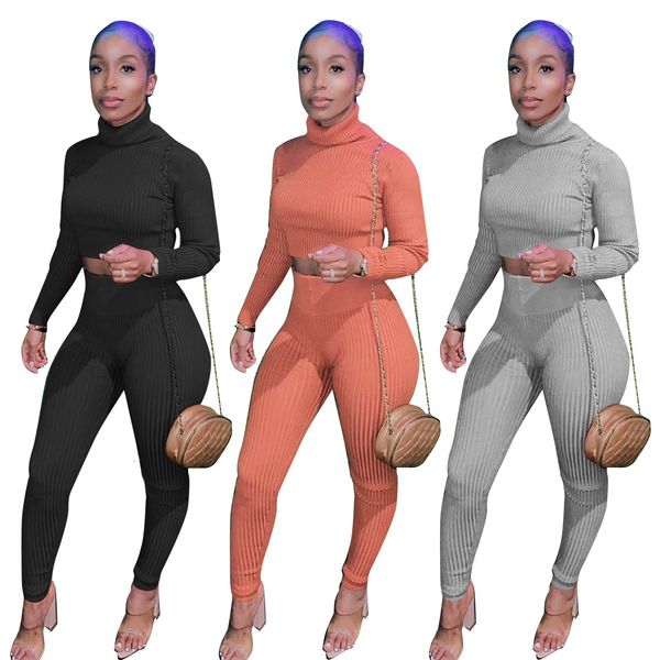 2021 new high-elastic solid color turtleneck knitting sweater two piece set women winter casual warm fashion and pants suits 2xq3, Gray
2021 new high-elastic solid color turtleneck knitting sweater two piece set women winter casual warm fashion and pants suits 2xq3, Gray