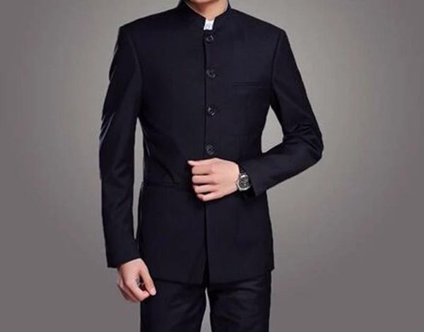 men's suits & blazers 2021 stand collar chinese tunic men suit set latest coat pant groom costume made plus size (jacket+pant), White;black
men's suits & blazers 2021 stand collar chinese tunic men suit set latest coat pant groom costume made plus size (jacket+pant), White;black