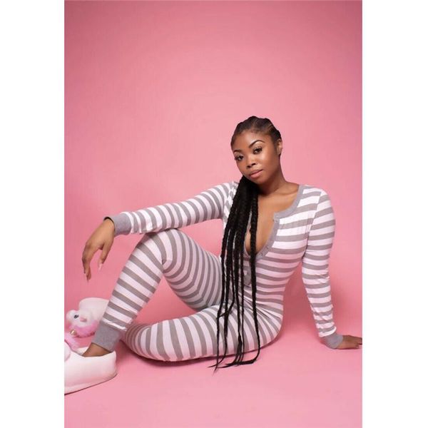 women's jumpsuits & rompers christmas women jumpsuit striped long sleeve bodycon party clothes playsuit ladies fashion sleepwear, Black;white
women's jumpsuits & rompers christmas women jumpsuit striped long sleeve bodycon party clothes playsuit ladies fashion sleepwear, Black;white