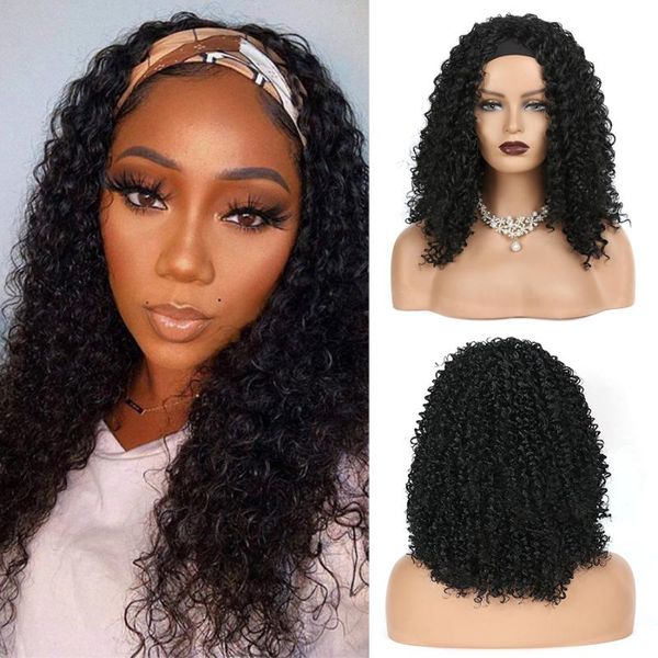 synthetic wigs azqueen bouncy curly headband natural fake hair for black women cosplay daily use heat resistant dark/black
synthetic wigs azqueen bouncy curly headband natural fake hair for black women cosplay daily use heat resistant dark/black
