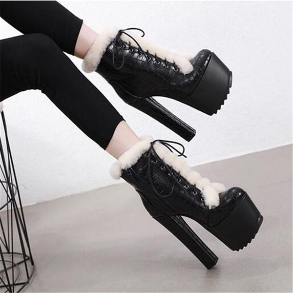 boots fashion black faux fur motorcycle women platform high heels casual shoes lace-up round toe ladies winter ankle
boots fashion black faux fur motorcycle women platform high heels casual shoes lace-up round toe ladies winter ankle