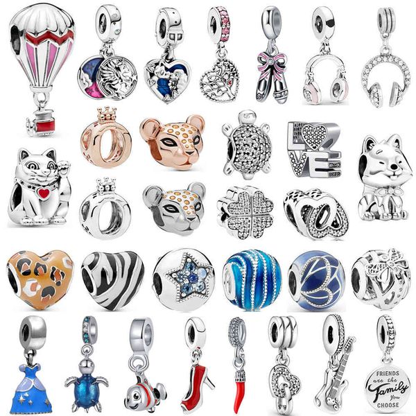 1pcs cute cat four-leaf clover pendant diy beads adapting to original pandora charm bracelet ladies jewelry making gifts, Silver
1pcs cute cat four-leaf clover pendant diy beads adapting to original pandora charm bracelet ladies jewelry making gifts, Silver