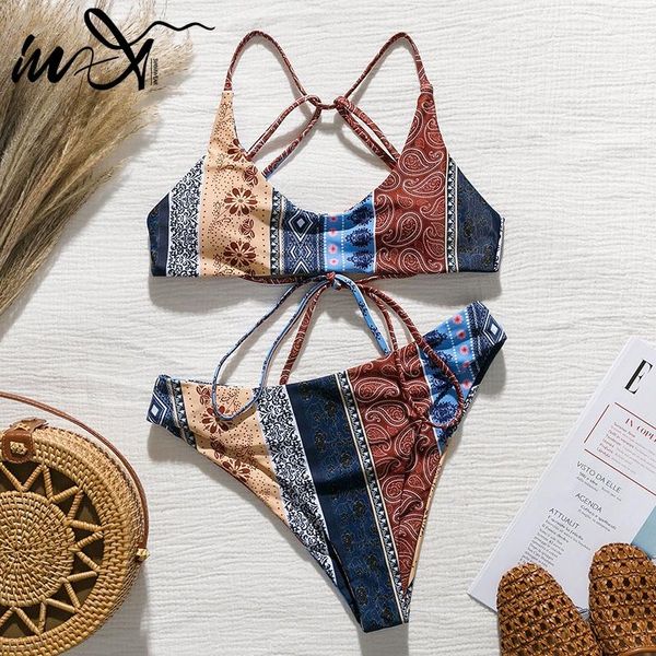 in-x vintage print swimsuit female bandage swimwear women bathers string bikini set swimming suit for women bathing suit
in-x vintage print swimsuit female bandage swimwear women bathers string bikini set swimming suit for women bathing suit