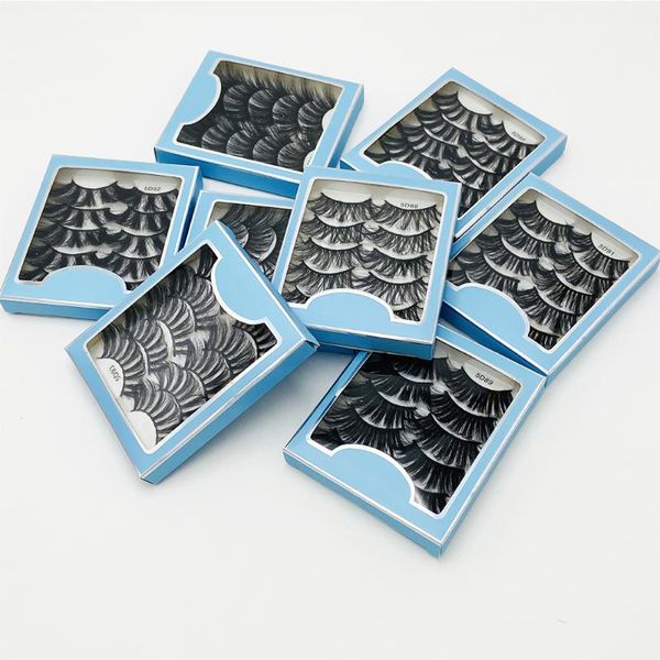 5pairs fake eye lashes 5d natural thick long eye lashes wispy makeup beauty extension tools
5pairs fake eye lashes 5d natural thick long eye lashes wispy makeup beauty extension tools