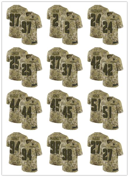 atlanta falcons men 2 matt ryan 24 an 97 jarrett 45 jones women youth nfl camo stitched limited salute to service jersey, Black;red
atlanta falcons men 2 matt ryan 24 an 97 jarrett 45 jones women youth nfl camo stitched limited salute to service jersey, Black;red