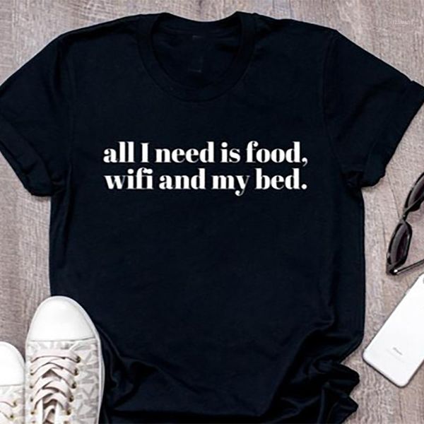 women's t-shirt tshirt slogan women men t shirt plus size funny shirts tee all i need is food wifi and my bed xs-3xl, White
women's t-shirt tshirt slogan women men t shirt plus size funny shirts tee all i need is food wifi and my bed xs-3xl, White