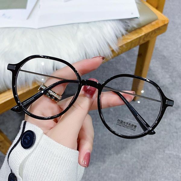fashion sunglasses frames 2021 brand design women eyeglasses man classic vintage anti-blue eye glasses big frame round plastic eyewear, Black
fashion sunglasses frames 2021 brand design women eyeglasses man classic vintage anti-blue eye glasses big frame round plastic eyewear, Black