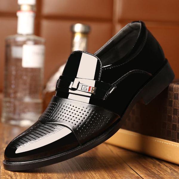 dress shoes mens leather fashion men business loafers pointed toe black oxford breathable formal wedding
dress shoes mens leather fashion men business loafers pointed toe black oxford breathable formal wedding