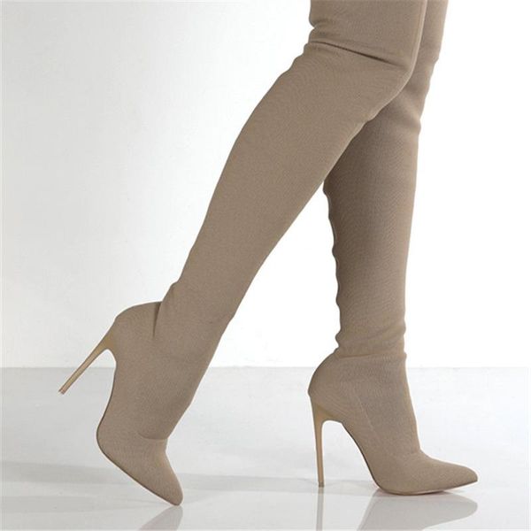 boots 2021 stretch women's autumn and winter stiletto high-heeled knitted warm knee high large size 43, Black
boots 2021 stretch women's autumn and winter stiletto high-heeled knitted warm knee high large size 43, Black