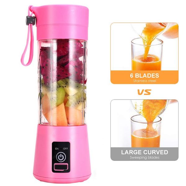 2021 380ml portable smoothie blender mini usb mixer electric juicer machine usb charging vitamer fruit juicer blender orange cup
2021 380ml portable smoothie blender mini usb mixer electric juicer machine usb charging vitamer fruit juicer blender orange cup