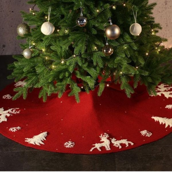 christmas decorations 78/90/122cm red knitted elk white flannel embroidered snowflake tree skirt ornaments year home tool
christmas decorations 78/90/122cm red knitted elk white flannel embroidered snowflake tree skirt ornaments year home tool