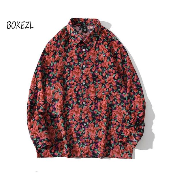 bokezl corduroy shirt men's long sleeve jacket casual printed long sleeve shirt 2021 fall women's retro tzh485, White;black
bokezl corduroy shirt men's long sleeve jacket casual printed long sleeve shirt 2021 fall women's retro tzh485, White;black