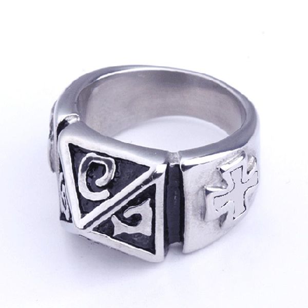 cluster rings retro cross punk ring vintage biker medieval signet templar crusade men's personality rock mens jewelry, Golden;silver
cluster rings retro cross punk ring vintage biker medieval signet templar crusade men's personality rock mens jewelry, Golden;silver