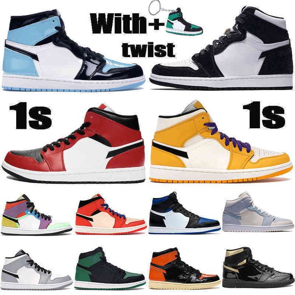 2021 1 1s jumpman mens basketball shoes twist se multi-color mid chicago royal toe unc patent men women sport sneakers
2021 1 1s jumpman mens basketball shoes twist se multi-color mid chicago royal toe unc patent men women sport sneakers