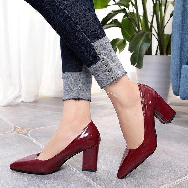 dress shoes drop high heels pumps 7.5cm women patent leather thick with pointed toe shoe female work black plus 43 se695
dress shoes drop high heels pumps 7.5cm women patent leather thick with pointed toe shoe female work black plus 43 se695