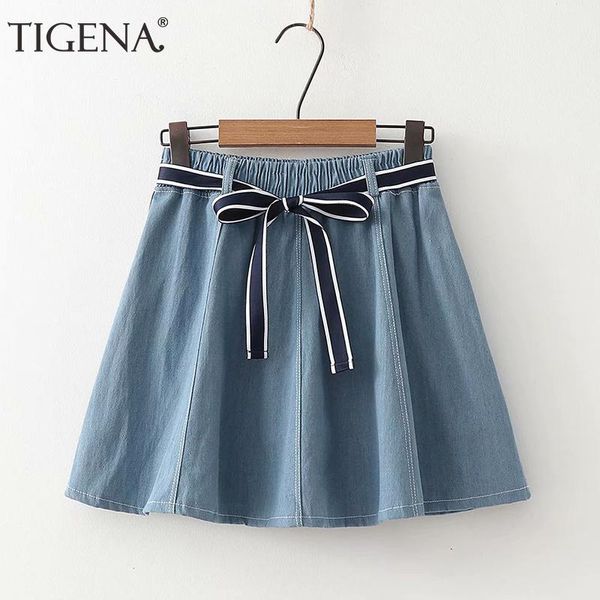 skirts tigena cute bow belt mini denim skirt women fashion 2021 summer japanese school style high waist a line short jeans female, Black
skirts tigena cute bow belt mini denim skirt women fashion 2021 summer japanese school style high waist a line short jeans female, Black