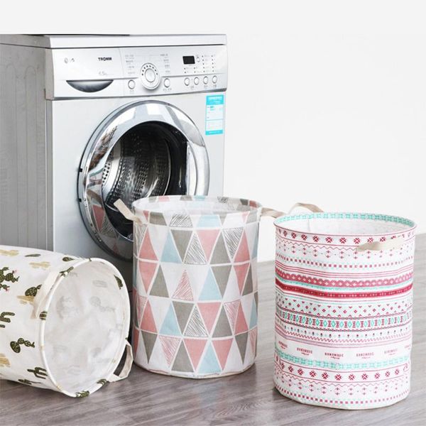 storage baskets cotton linen cloth art portable dirty clothes hamper, waterproof basket, toy basket without threaded lid
storage baskets cotton linen cloth art portable dirty clothes hamper, waterproof basket, toy basket without threaded lid