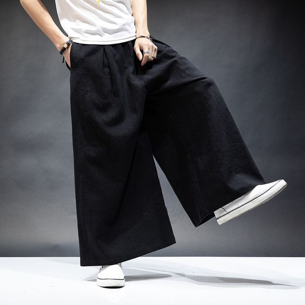 styles japan style mens cotton linen wide leg pantsplus size ml-7xl vintage casual elastic waist pockets joggers retro loose t, Black
styles japan style mens cotton linen wide leg pantsplus size ml-7xl vintage casual elastic waist pockets joggers retro loose t, Black