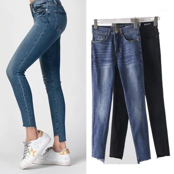 in the spring and autumn period character of irregular show thin burrs type women's waist tight jeans casual, Blue
in the spring and autumn period character of irregular show thin burrs type women's waist tight jeans casual, Blue