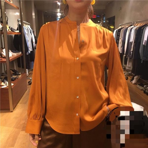 women's blouses & shirts 100% silk brand fashion women high-end luxury spring elegant silky loose lantern sleeves satin long-sleeved sh, White
women's blouses & shirts 100% silk brand fashion women high-end luxury spring elegant silky loose lantern sleeves satin long-sleeved sh, White