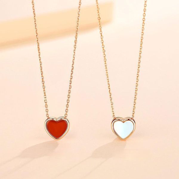 chains moc35 double-sided love pendant simple heart-shaped necklace female clavicle chain red agate gift, Silver
chains moc35 double-sided love pendant simple heart-shaped necklace female clavicle chain red agate gift, Silver