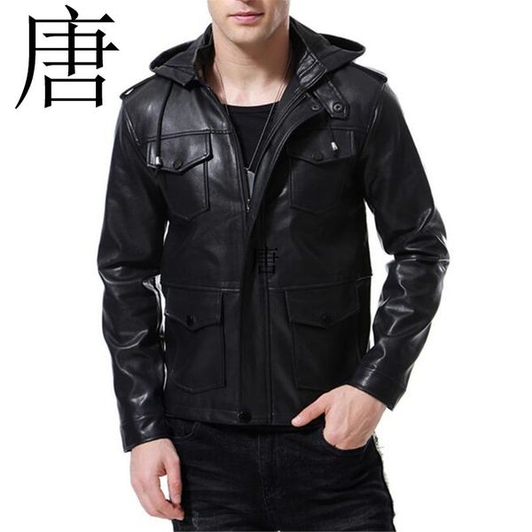 tang cool 2021 new brand black high-end men's motorcycle hooded european american leather jacket 3yr5
tang cool 2021 new brand black high-end men's motorcycle hooded european american leather jacket 3yr5