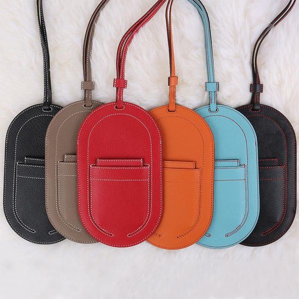 card holders vintage mini bag 2021 women single shoulder real goat skin solid color handmade sewing mobile phone cover, Brown;gray
card holders vintage mini bag 2021 women single shoulder real goat skin solid color handmade sewing mobile phone cover, Brown;gray
