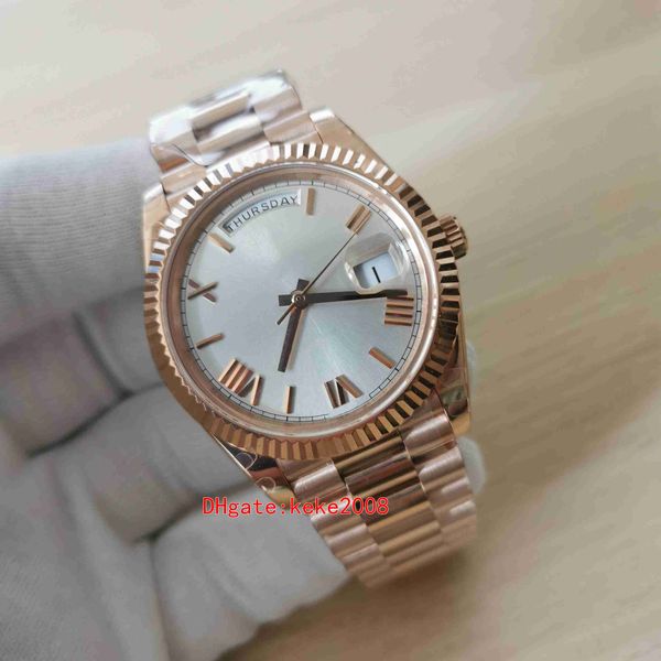 bp factory watches 40mm 228235 rose gold silver roman dial sapphire eta 3255 2813 movement mechanical automatic mens watch men's lumine, Slivery;brown
bp factory watches 40mm 228235 rose gold silver roman dial sapphire eta 3255 2813 movement mechanical automatic mens watch men's lumine, Slivery;brown