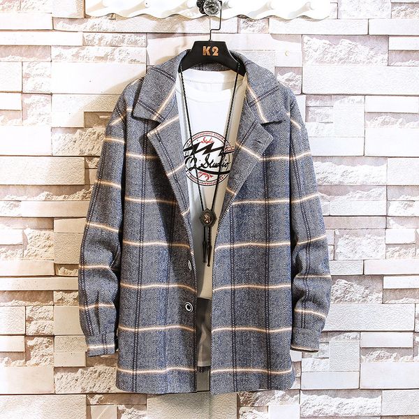 fashion spring autumn casual plaid jacket men's japanese streetwear designer clothes plus oversize 5xl kg-35, Black
fashion spring autumn casual plaid jacket men's japanese streetwear designer clothes plus oversize 5xl kg-35, Black