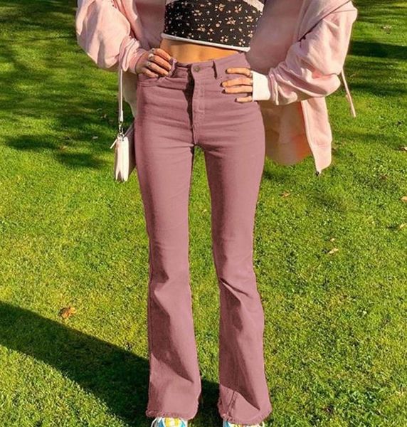 women's pants & capris trousers high waisted stretch flared vintage solid color jeans for female streetwear bell bottom pantalones, Black;white
women's pants & capris trousers high waisted stretch flared vintage solid color jeans for female streetwear bell bottom pantalones, Black;white