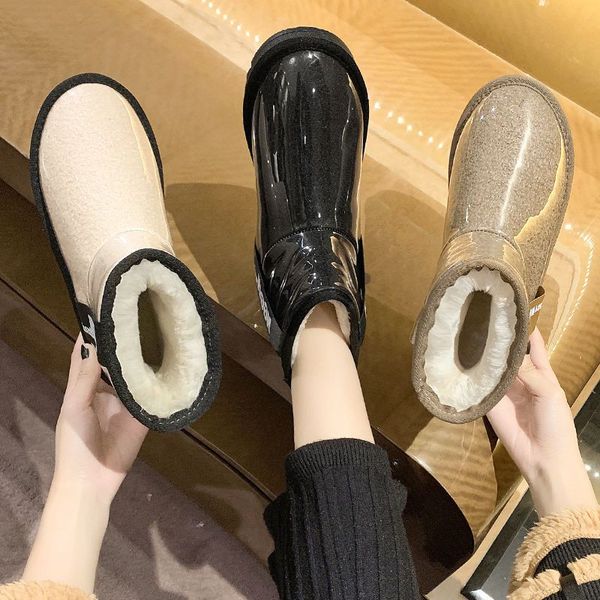 new fashion snow boots waterproof pile thickening winter outdoor comfort warm soft soled cotton shoes factory direct sale, Black
new fashion snow boots waterproof pile thickening winter outdoor comfort warm soft soled cotton shoes factory direct sale, Black