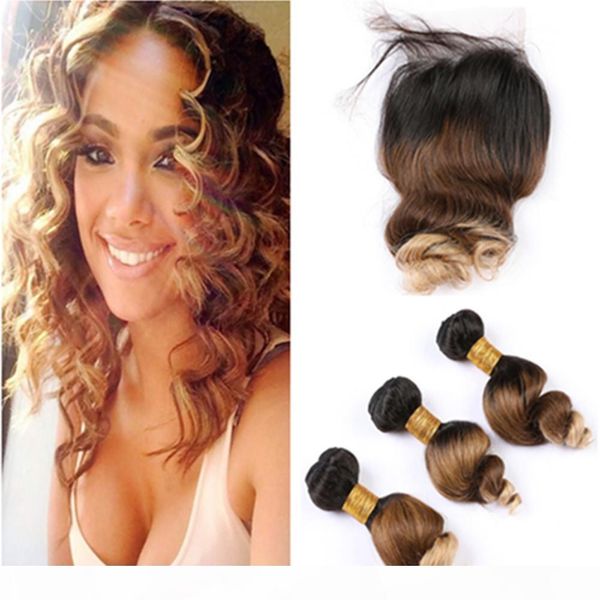 #1b 4 27 ombre loose wave human hair weave bundles with closure 3tone lace closure with bundles honey blonde ombre brazilian hair wefts, Black;brown
#1b 4 27 ombre loose wave human hair weave bundles with closure 3tone lace closure with bundles honey blonde ombre brazilian hair wefts, Black;brown
